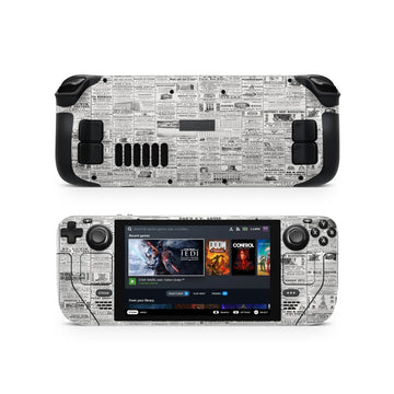 Newspaper Design Steam Deck Skin