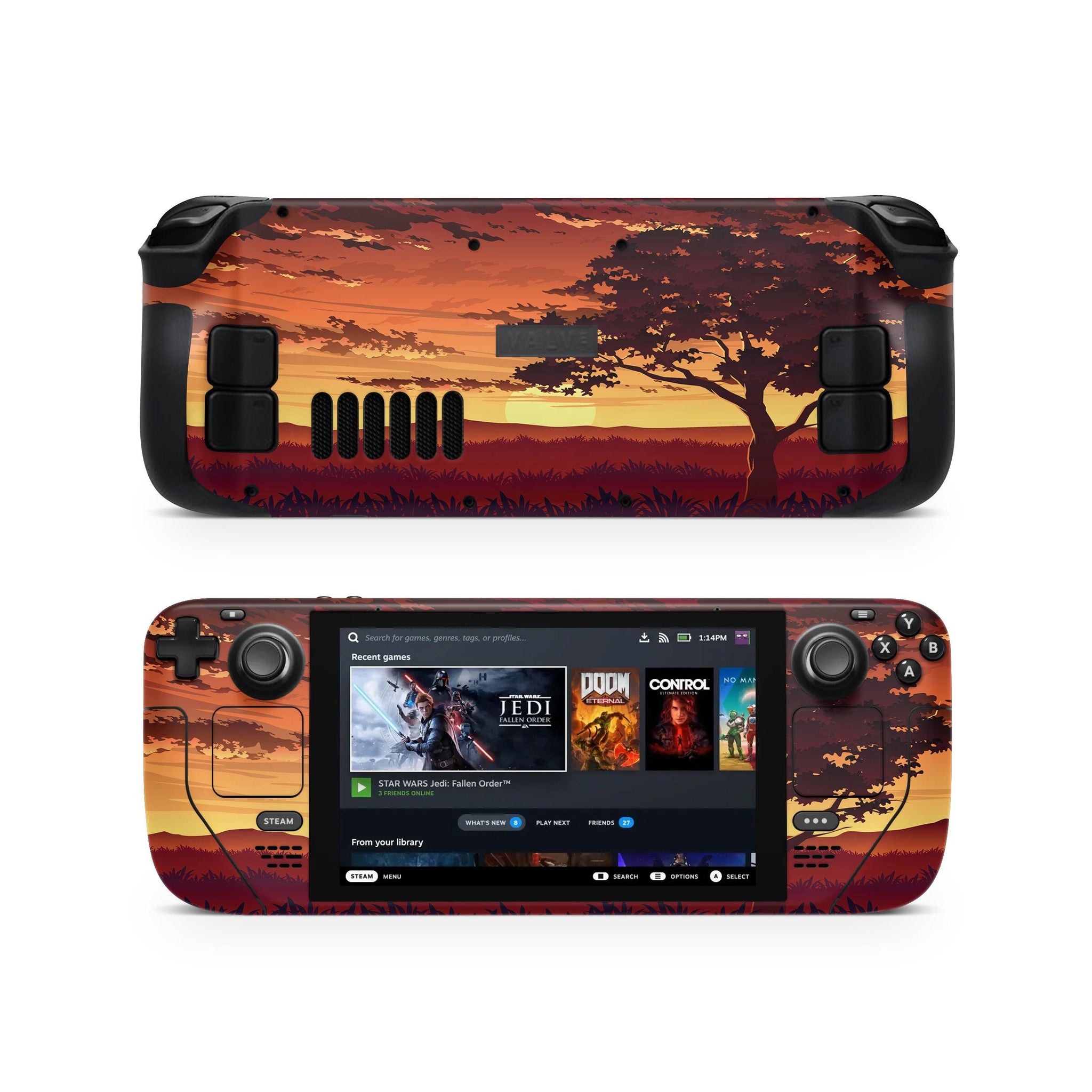 Wild Life Sunset Steam Deck Skin