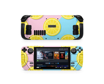 Lemon Pattern Steam Deck Skin