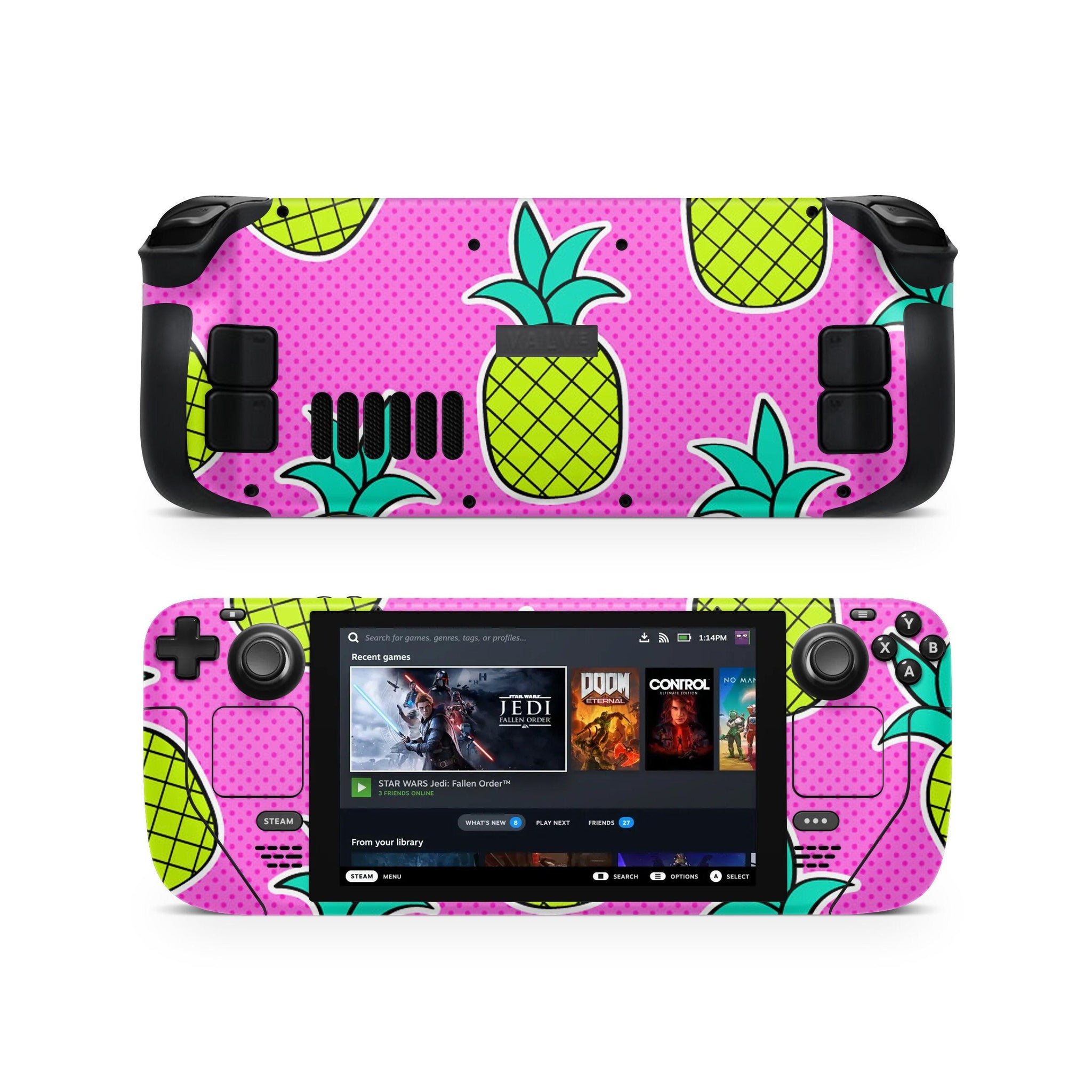 Pineapple Steam Deck Skin