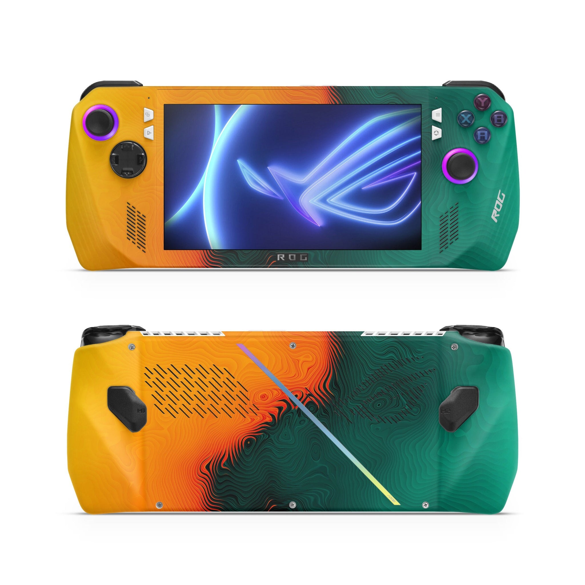Orange/Green Rog Ally Skin