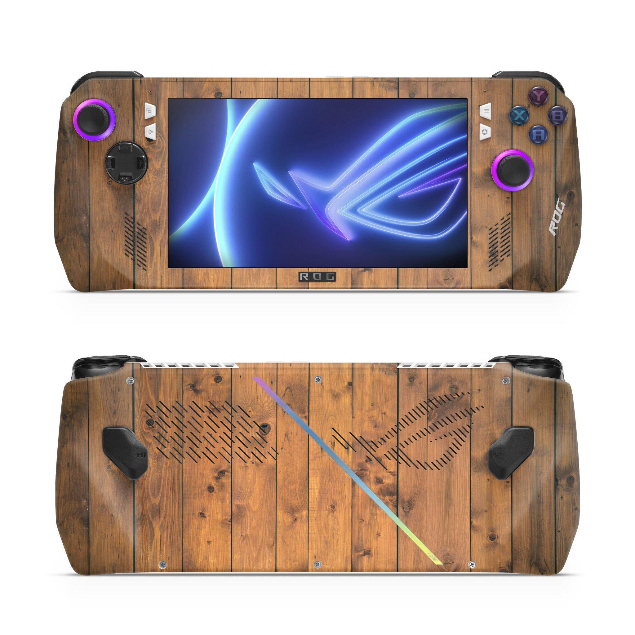 Wooden Texture Asus Rog Ally Skin
