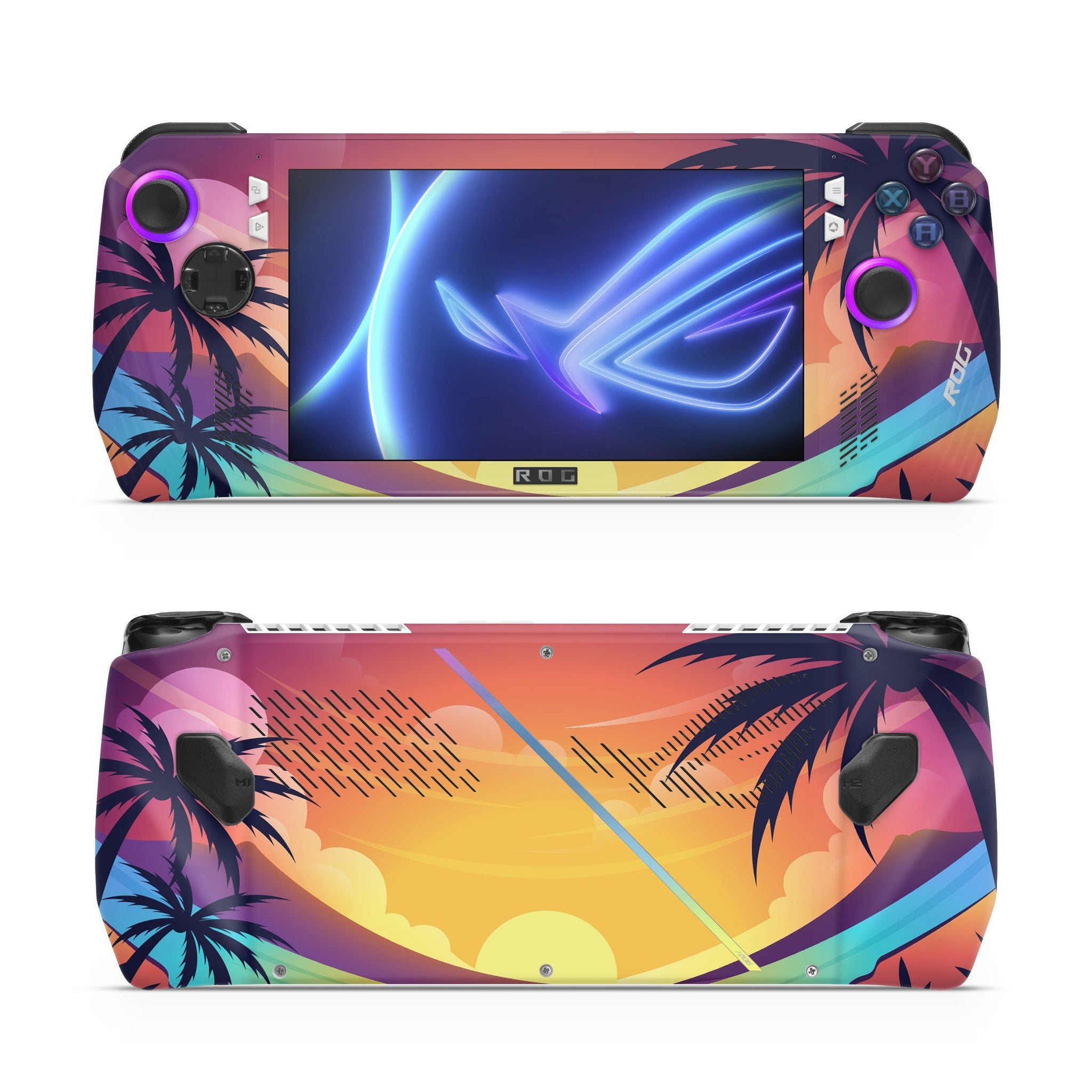 Summer  Vibe Asus Rog Ally Skin, Protective Rog Ally Console Case , Custom Game Console Vinyl, Asus Rog Ally Skins Vinyl Sticker