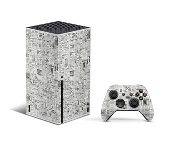 Newspaper Design Xbox series x Skin,Xbox Series X Console & Controller Skin,Xbox Series Controller Skin,Custom Xbox Series X Skin