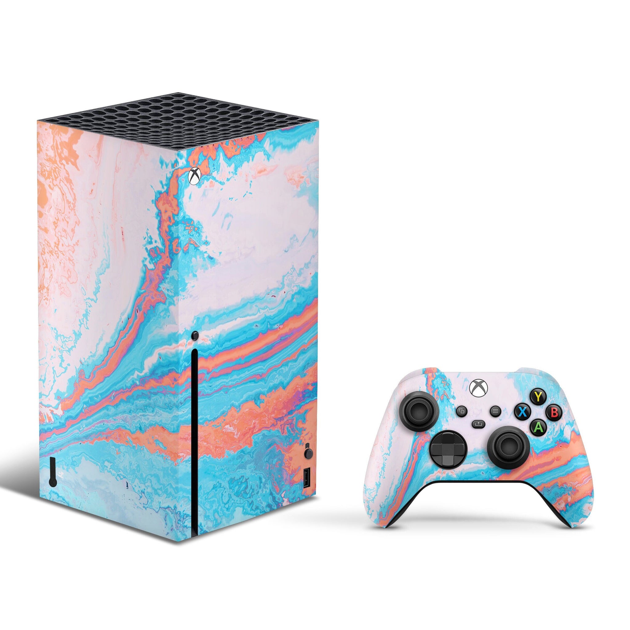 Watercolor Texture Design Xbox series x Skin, Xbox Series X Console & Controller Skin, Xbox Series Controller Skin, Custom Xbox Series X