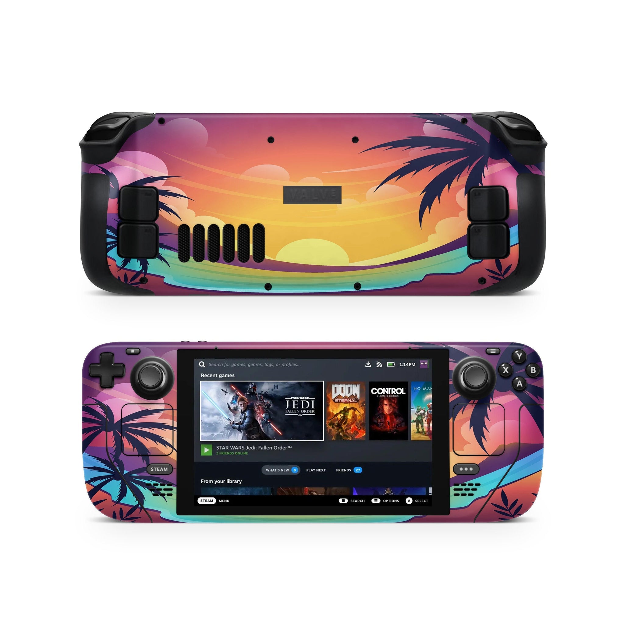 Summer Sunset Steam Deck Skin