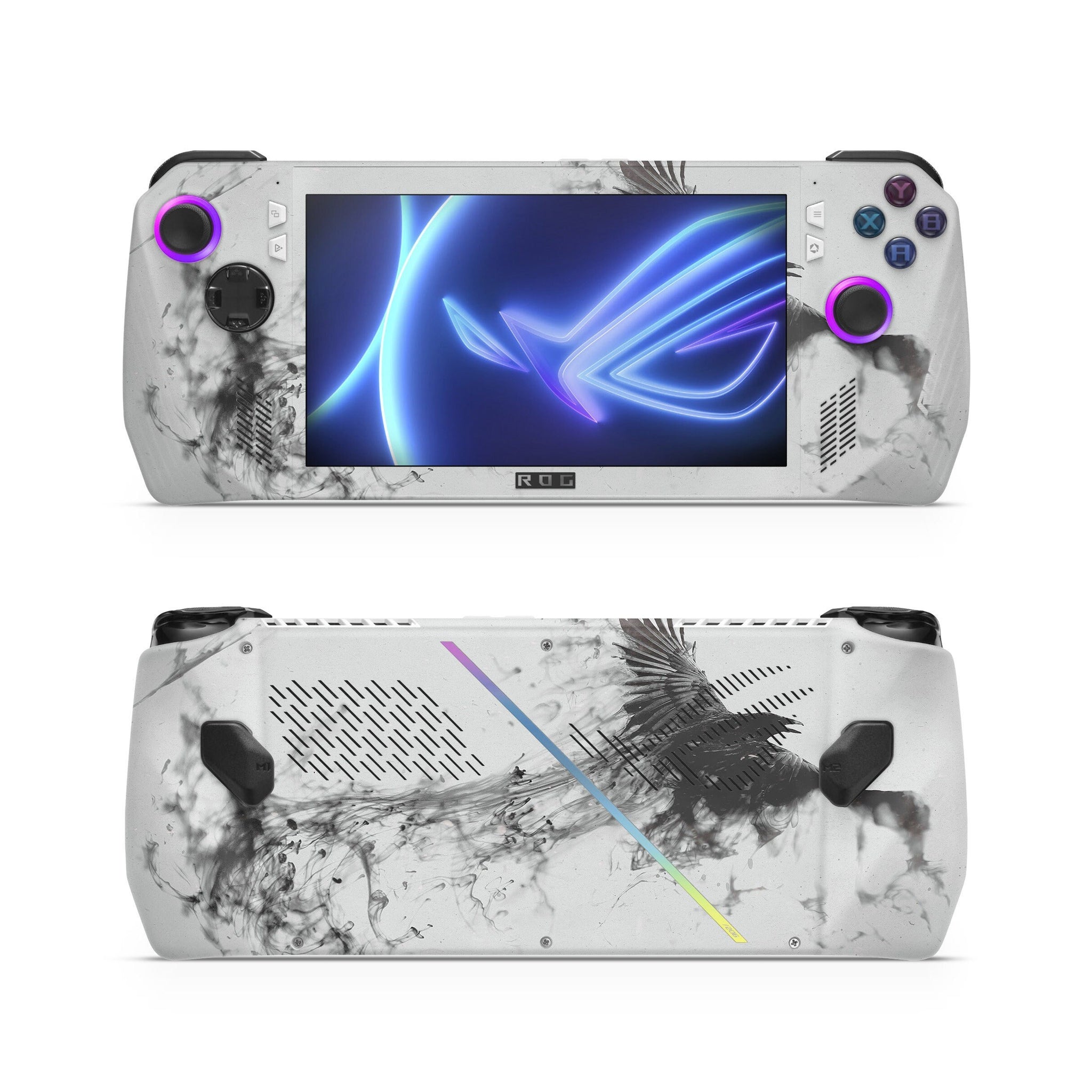 Crow Raven Asus Rog Ally Skin, Protective Rog Ally Console Case , Custom Game Console Vinyl, Asus Rog Ally Skins Vinyl Sticker, Rog