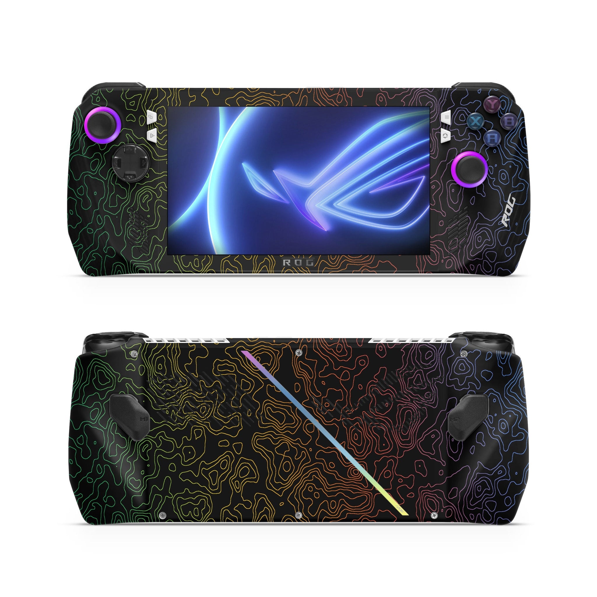 Abstract Asus Rog Ally Skin, Protective Rog Ally Console Case , Custom Game Console Vinyl, Asus Rog Ally Skins Vinyl Sticker, Rog