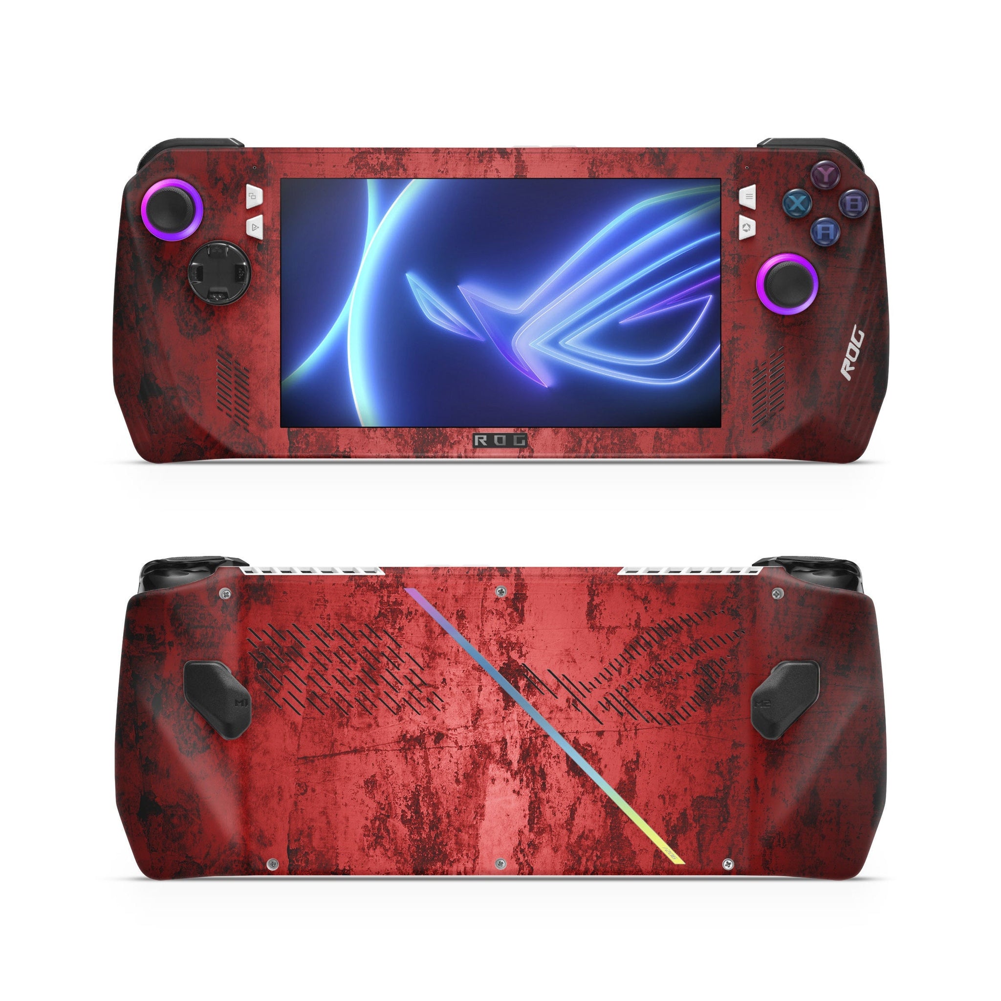 Red Wall Texture Rog Ally Skin, Protective Rog Ally Console Case , Custom Game Console Vinyl, Asus Rog Ally Skins Vinyl Sticker, Rog